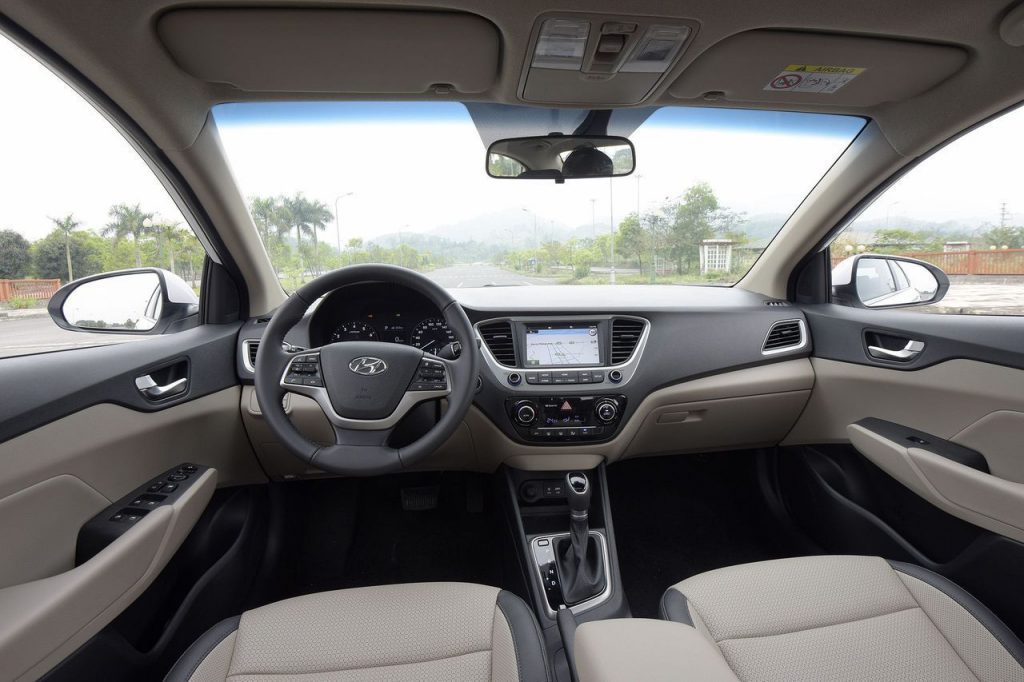 Nội thất Hyundai Accent 2020